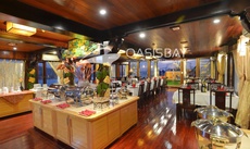A restaurant or other place to eat at Oasis Bay Classic Cruises