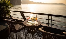 A balcony or terrace at Rosy Cruises